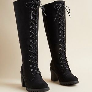 Lace up boots